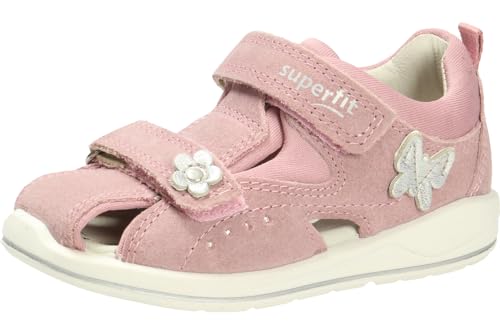 Superfit Baby-Mädchen Boomerang Sandale, Rosa/Silber 5500, 20 EU