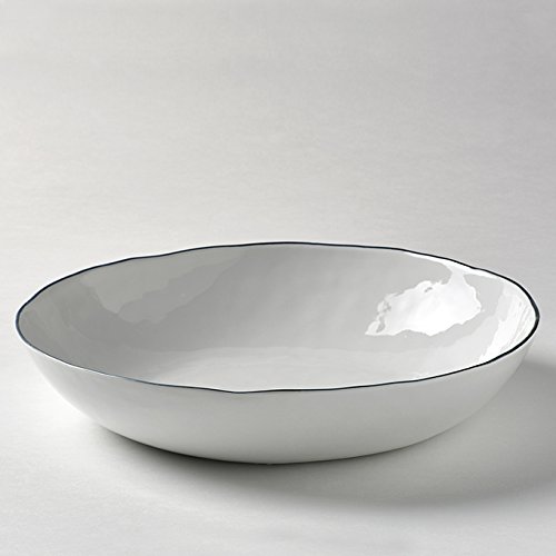 Lambert 21388 Geschirr, Keramik, Weiß, basalt Grau