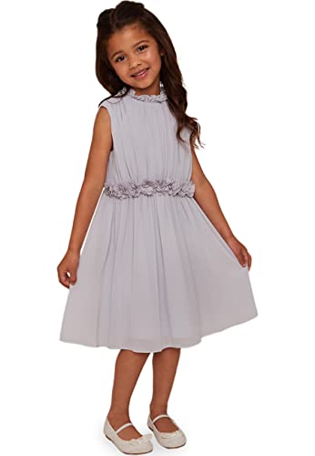 Chi Chi London Mädchen Chi Flo Kleid für besondere Anlässe, blau, 6 Jahre