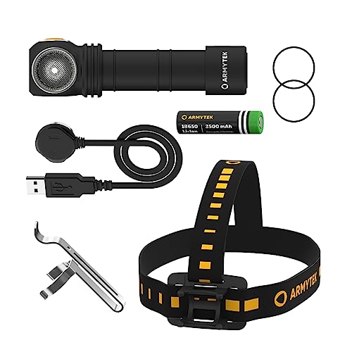 Armytek Neu Stirnlampe Wizard C2 Pro DE v4 XHP50.2 White LED Taschenlampe USB Aufladbar + Akku 18650 Li-Ion 3500mAh