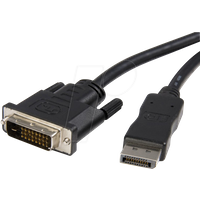 ICOC-DSP-C12-030 - Displayport 1.2 Stecker auf DVI 24+1 Stecker, 1080p, 3 m