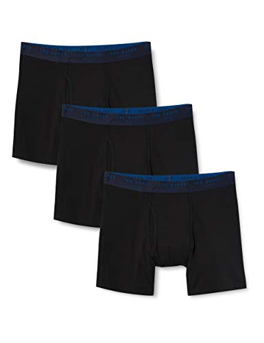 Ted Baker Herren Unterhose Boxershorts 3er Pack - 95% Baumwolle, 5% Elasthan