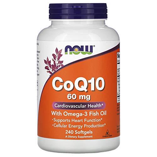 Now Foods Coq10 60mg With Omega-3 240 Softgels