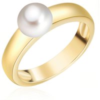 Valero Pearls Damen Ring aus 925/- Sterling Silber mit Süßwasser-Zuchtperle