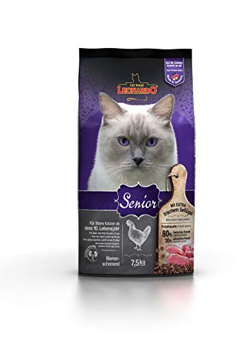Leonardo Senior [7,5kg] Katzenfutter | Trockenfutter für ältere Katzen | Alleinfuttermittel für ältere Katzen ab ca. 10 Jahren