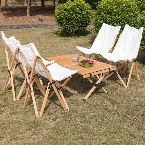 SAMEZA Hof Outdoor Camping Picknick Faltbare Freizeit Tische und Stühle,2