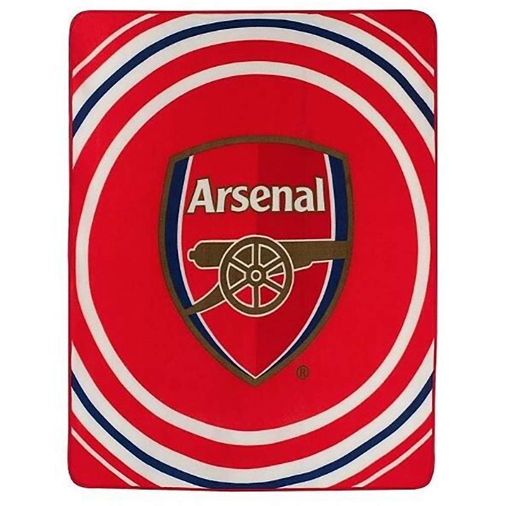 Arsenal FC Pulse Design Fleece Decke (Einheitsgröße) (Rot)