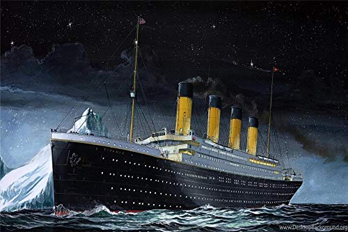 YANCONG Puzzle Erwachsene Holz Puzzle 1500 Teile Rms Titanic Passagierschiff In Der Dunklen Nacht Puzzle Spielzeug Kindergeschenke