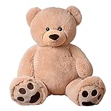 XXL Giant Teddy Bear Riesen Teddy Plüsch Kuscheltier Plüschteddy Kuschelbär Bär 135 cm