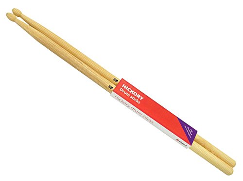 Hickory Drumsticks 5B Holz Paar//Hickory Drumsticks 5B Holz Paar; Plug Typ:-; Serie: Chord Hickory Drumsticks; SVHC: keine SVHC (07-jul-2017) (h5bw)