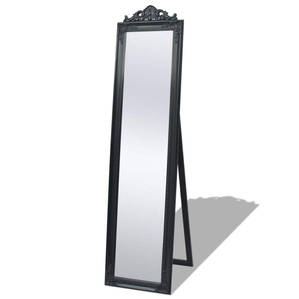 Festnight Standspiegel im Barock-Stil Flurspiegel Ankleidespiegel Ganzkörperspiegel Spiegel Barockspiegel 160 x 40 cm
