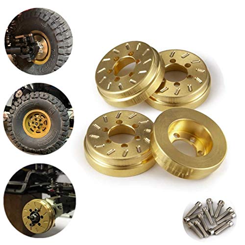 XUNJIAJIE Brass RC Wheel Weight Block Counterweight Upgrade Parts for 1/10 RC Crawler Auto 1,9 Zoll / 2,2 Zoll Felge