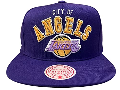 Mitchell & Ness Los Angeles Lakers City of Angels ZZ Snapback NBA Cap LILA