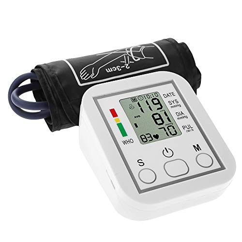 Wasserdruckmessgerät Tonometer Blutdruckmonitor tragbarer Haushaltsdrehkomanometer Armband Typ elektronischer Mini-Blutdruckmessgerät (Color : A)