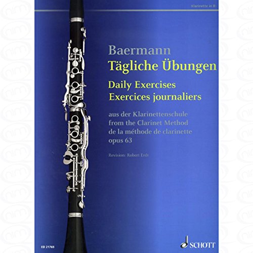 TAEGLICHE UEBUNGEN - arrangiert für Klarinette [Noten/Sheetmusic] Komponist : Baermann Carl