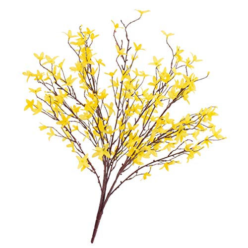 artplants.de Künstlicher Forsythienbusch mit 5 Zweigen, gelb, 60cm - Kunstpflanze - Künstliche Blume