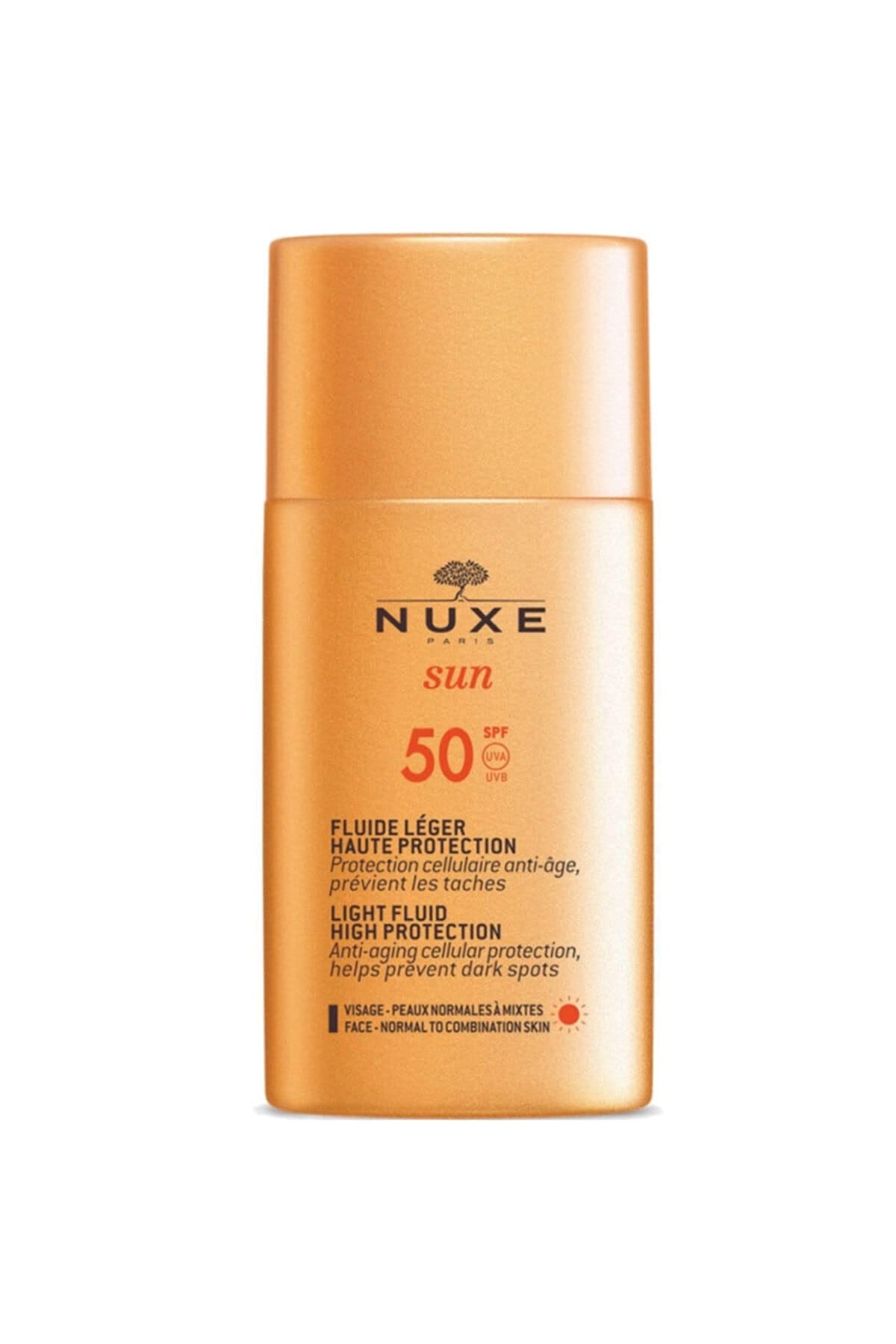 Nuxe Sun Light Fluid High Protection SPF 50 Sonnenschutz, 50 ml