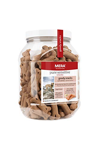 MERA Pure Sensitive Goody Snack Lachs & Reis Hundeleckerlies - 6er Pack, 3.6 kg