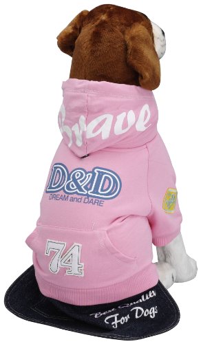 Europet Bernina 381-407837 Hundepullover D&D Brave Dog 34 x 50 x 30 cm, rosa
