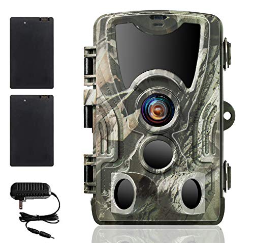 4G APP Wildkamera Livevorschau SIM Karte HC-801Pro 30MP Unsichtbare 42 Black LEDs Trigger 120° Fotofalle Überwachungskamera Live View Jagdkamera Jagd Wild Kamera SUNTEKCAM