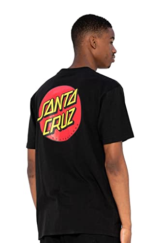 T-Shirt Santa Cruz Classic DOT Chest Black (Herren), Schwarz , Medium