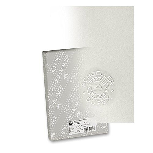 Schoellershammer Weißes Zeichenpapier Duria, Matt, A4, 200 g/m², 100 Blatt
