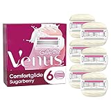 Venus ComfortGlide Sugarberry mit Olay Hautpflege Ersatzklingen x6, 5 Klingen
