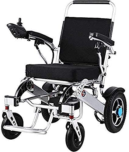 SLRMKK Behindertenrollstuhl Ältere Elektrorollstuhl Elektrorollstühle 360° Intelligenter Universal-Joystick Einfach zu steuern Aluminiumlegierung Schönes Zuhause