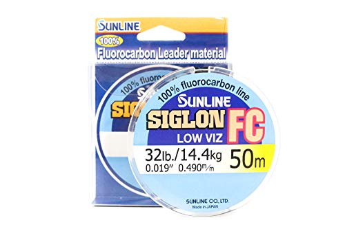 Sunline Siglon FC Fluorocarbon Line 50m 32lb Diameter 0.49 mm (5938)
