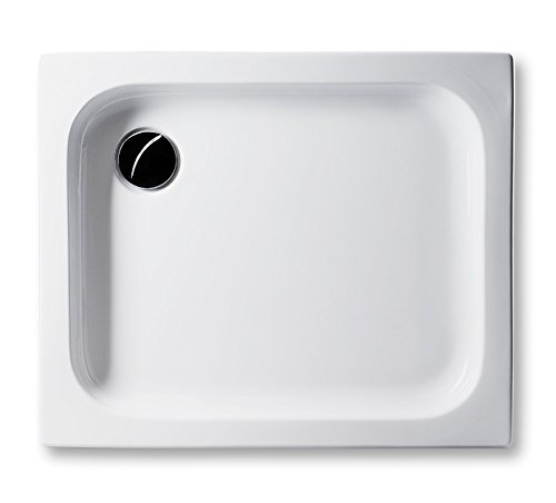 Acryl Duschwanne 90 x 80 cm, 15cm tief, rechteckig weiß Dusche/Duschtasse / Brausewanne