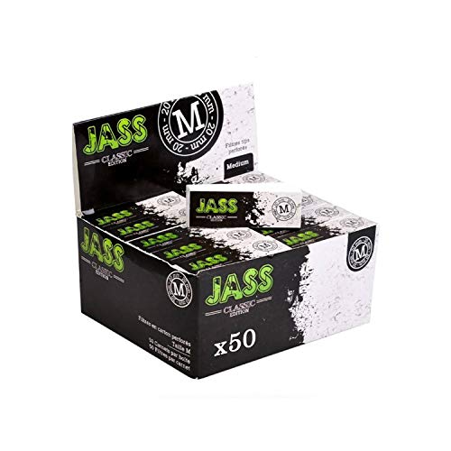 JASS Filtertips Classic Edition Größe M perforiert französische Tips 2 Boxen (100 Heftchen / Booklets)