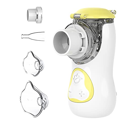 Feellife Inhalator für Kinder und Erwachsene, mit 2 Zerstäubermodule, tragbar und leise, für zu Hause oder unterwegs