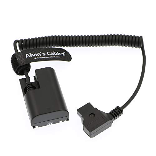 Alvin's Cables Lanparte LP E6 Dummy Akku für D-Tap Spiral Kabel für SmallHD 501 502 702 Monitor Canon 5D4 5DSR 5D2 5D3 6D 60D 7D 7D2 70D 80D