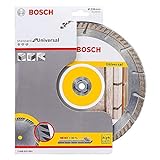 Bosch Professional 10 Stück Diamanttrennscheibe Standard for Universal (Beton und Mauerwerk, 230 x 22,23 mm, Zubehör Winkelschleifer)