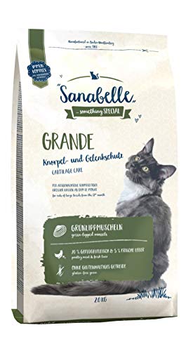 Sanabelle Grande | Katzentrockenfutter für ausgewachsene Katzen (besonders geeignet für große Rassen), 4er Pack (4 x 2000 g)