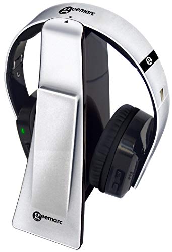 Geemarc CL7400 Opti – Verstärkter kabelloser TV-Kopfhörer mit optischem Anschluss – Over-Ear-Kopfhörer für TV, Smartphones und PC – geringer bis Schwerer Hörverlust – UK-Version