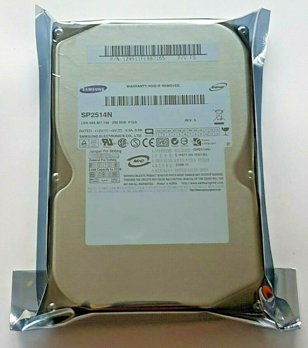 Festplatte 250GB IDE P120 SP2514N 7200rpm 8MB 3.5" interne