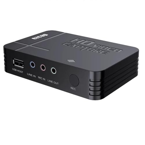 A32DS Video Game Capture Recorder HD Videoaufnahme 1080P professionelle HDMI / YPbPr Rekorder TV, Capture Card Switch Video Grabber Streaming Zubehör