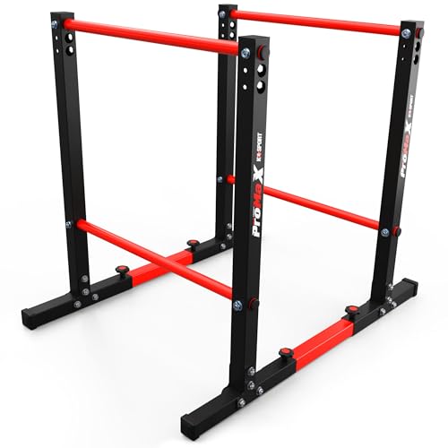 K-Sport Dip Station Bars Parallelständer Push Up Parallette Verstellbar Stabile Fitness Home Gym Workout Übung