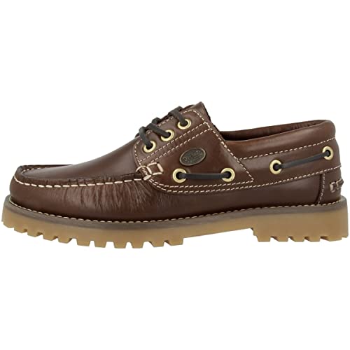 Dockers by Gerli Damen Mokassins Bootsschuhe - Schwarz, Cafe oder REH, Schuhgröße:EUR 36, Farbe:Naturtöne