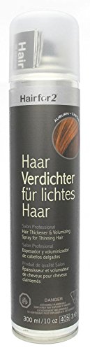 Hairfor2 Haarverdichtungsspray gegen lichtes Haar (300ml, Kastanienbraun)