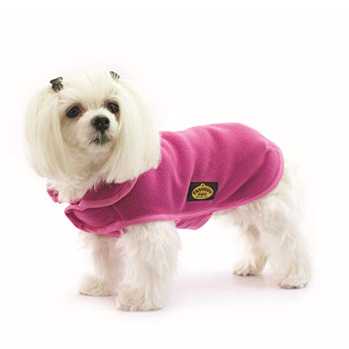 Fashion Dog Fleece-Hundemantel - Fuchsia - 33
