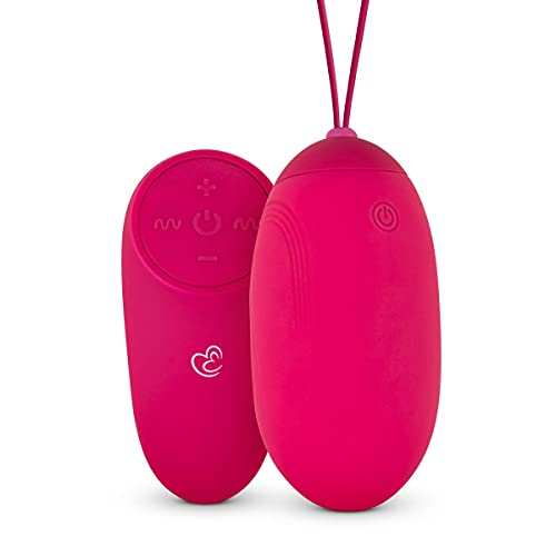 Easytoys - XL Vibrierendes Ei mit Fernbedienung Pink - 1 Set