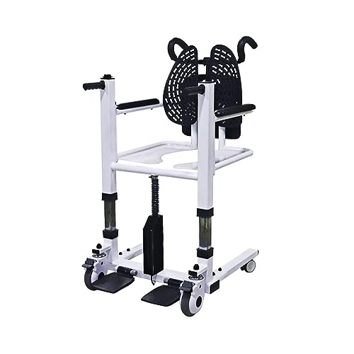 Patientenlift-Rollstuhl für zu Hause, medizinischer Transferassistent, multifunktionaler Lift für die Altenpflege mit um 180° geteiltem Sitz