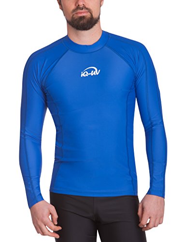 iQ-UV Herren UV-Shirt IQ 300 Watersport Long Sleeve, Blau (dark-blue), L (52)