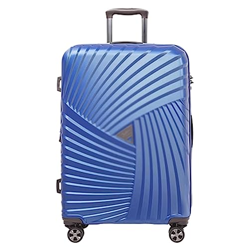 POCHY praktisch Koffer Erweiterbare Koffer, Handgepäck, Koffer mit Rollen, TSA-Zollschloss, Aluminiumlegierung, verdickte, Glatte Zugstange leicht zu bewegen