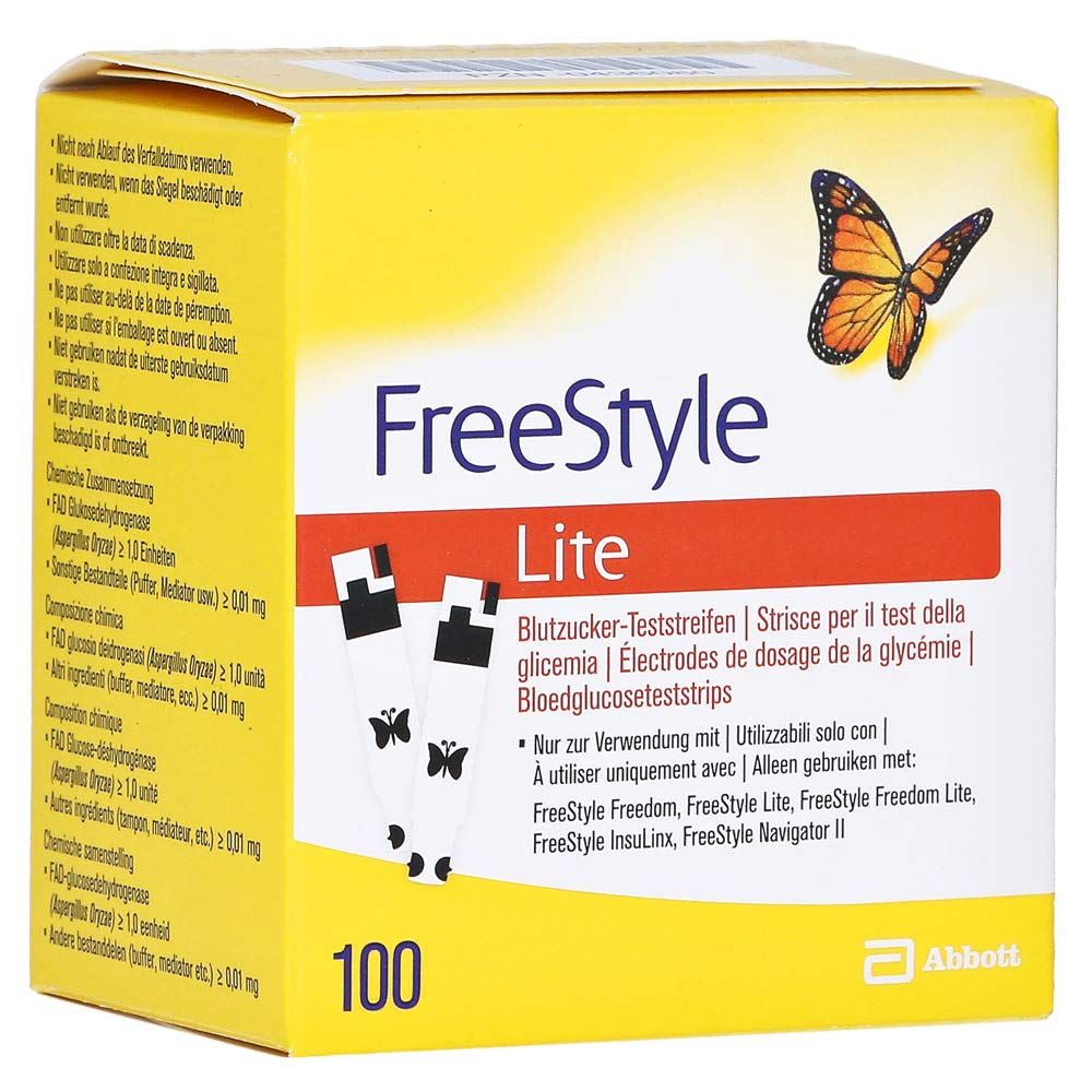 FreeStyle Lite Teststreifen ohne Codieren (C1 47-D),100St