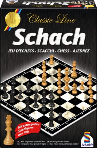 Schmidt Spiele 49082 Classic Line: Schach (gr. Spielfiguren)