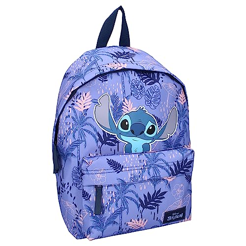 Disney Lilo & Stitch Rucksack mit Aufschrift "Your're My Fav" – Rucksack für Kinder | Schule | Kindergarten – Farbe Violet – Größe 37 x 26 x 12 cm, violett, Einheitsgröße