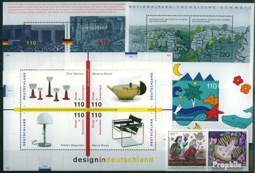 Prophila Collection BRD (BR.Deutschland) 1998 mit 2009 C und D kompletter Jahrgang in sauberer Erhaltung (Briefmarken für Sammler)